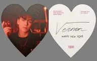 [Single Item] Vernon heart message card "SEVENTEEN 2023 SEASON'S GREETINGS" included item