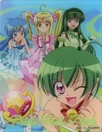 Ruchia Shitsumi & Haon Hosho & Rina Toin & Ara acrylic card "eeo KUJI Mermaid Melody Pichipichi Pitch" C Prize