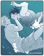 B. Sawatari Shojiro & Kashima Akihiro (formal) "Koiru Kyokudo Oin-san Acrylic Card 01. Formal & drawed illustration"