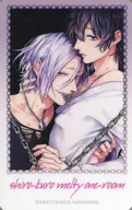 Haruta JACK Illustration (Shirokuro Melty One Room) White Card "&. Emo3 Anniversary Kawacell KUJI Otome Division" D Prize