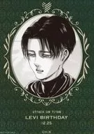 リヴァイ・アッカーマン バースデーブロマイド 「進撃の巨人 Levi Birthday2022」 対象商品購入特典