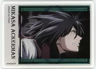 Mikasa Ackerman (Scene photograph) Polaroid Style Acrílico Card "D-6 Award for" DMM Scratch! Ataque a los Titanes Research After Training Heidan "