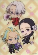 Isana Kurokawa & Haitani gentian & Ran Haitani "Tokyo Revengers Shibuya Pop-up Shop Jack 2023 My Flowers Fair in Animate Trading Clear Card My Flowers"