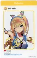 Mirai Akari SNS style clear card "Demarquía Square VTuber Demarquía" B award