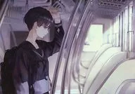 Keio Line (Kamion) Bromide Card (Aurora Spec) "Popular Illustrating Exhibition with Highly Beautiful Colors"