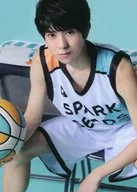 Kazuku 京典 SPARK SEEDS random player card (background : blue) "ACTORS ☆ LEAGUE in Basketball 2023"