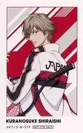 White Ishikura Nosuke Cheki Style Illustration Card "Shin Tennis-no Oji-sama Animate Fair" Target Purchase benefits