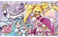 HEARTCATCH PRECURE! canvas fabric card "Precure 20th Anniversary Series"