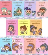 "Nintama Rantaro × Sanrio Character Stars in AMOCAFE Visual Card", un conjunto de 11 tipos