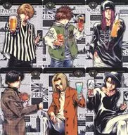 6-Type Set "Saiyuki RELOAD BLAST×HUB Trading Illustration Card"