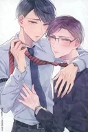 眼鏡插圖明信片尺寸閃光加工插圖卡片".Bloom&Melody's展2023>