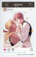 Ogi Town Cannes Illustrated SNS-Style Clear Card "Comics, Be My Wife" Horinlove Books, Special Bonus