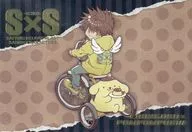 Chibi Goku x Pomu Purin (Mini Character) "Saiyuki x Sanrio Character Cocks POP UP SHOP Trading Card"