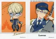 Lorenz Mini Photo Card 2-Pack Set "Character Fuku KUJI ONLINE apicolle× The Thousand Musketeers R vol. 2" D-10 Prize