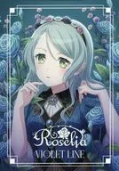 Saya Hikawa's original Character Manager Card "CD BANG Dream! Girls' Band Party! Roselia 14th Single VIOLET LINE SAYA Hikawa ver." first production limited edition enclosed special bonus