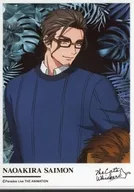 Naoaki Nishimon's original bromide "Paradox Live THE ANIMATION× Tobu-dobutsu-koen" collaboration game participation prize
