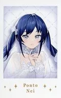先鬥寧(禮服/背景白)"虛擬YouTuber隨機Cheki風格卡片>Ranunculus 2 nd Anniversary商品