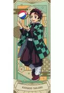 Special benefit for using the booth for "Demon Slayer: Kimetsu no Yaiba ～ Rikunosho in Namco ～", a picture card of Tanjiro Kamado play