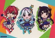 Sanbaka (Mini Character) Bromide-style card "Virtual YouTuber Nijisanjyanbaka 5th Anniversary LIVE ～ 3! San! SUN! ～" Niji Store Purchase benefits