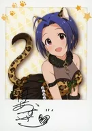 Azusa Miura (signed) "idol Master MILLION LIVE! Shea Ta Days 7th Anniversary in Akihabara ～ Akihabara Pha Festival ～ trading instant photo style card ears and tail ver."