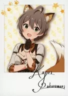 Kaori Sakuramori (with autograph) "idol Master Million Live! Shea Ta Days 7th Anniversary in Akihabara ～ Akihabara Pha Festival ～ trading instant photo style card ears and tail ver."