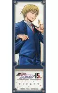 Ryota Kise ticket style card "Kuroko's BASKETBALL 15th ANNIVERSARY EXHIBITION" entrance privilege