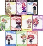 10-Type Set "The Quintessential Quintuplets ∞ Trading SNS Card - Heisei Retro Style"