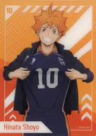 HINATA SHOYO "Haikyu! 10th Anniversary Anime Exhibition All Senses Exhibition Clear Card Collection (10th Anniversary Exhibition Drawing)"