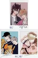 D Set Duplicate with signature Couple Cheki Style Card Pack "Chiru-Chiru Store ~ Be mofumofu animALs ~" Purchase benefits