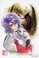 Aslan Zara original illustration card "Comic MOBILE SUIT GUNDAM SEED DESTINY THE EDGE new edition 3 volume / 4 volume" Kadokawa Corporation Comic Supporter Store Purchase benefits