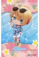 Yoshihisa Aikai Hoshino (Aqua / Mini Character) "[Suguko] ×SWEETS PARADISE 2nd Trading Hard Bromide"