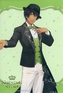 Cecil Aijima Visual Card "Ceremy Rosettes Ver." Utano Prince Sama ♪ "SHINING STORE2024 first half period target goods Purchase benefits