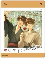 Ichijō & Kokonoe (Yukatas) "Dry-Eye Lovers Acrylic Card 01. (Official & Drawn Illustration)"