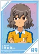 Takuto Shindo "INAZUMA ELEVEN GO Trading Acrylic Card Chrono Stone Ver."