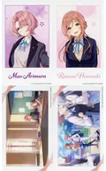 Set B Mini Bromide 4-Pack Set "KUJI Hikido Gakuen idol Master Online KUJI" C-2 Prize