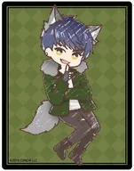 Kazuo Dan "Great writer and alchemist acrylic card 23. Werewolf Ver. B graph art illustration"