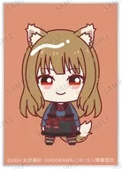 A. Holo "Spice and Wolf MERCHANT MEETS THE WISE WOLF TRADING CHOKONTO! Acrylic Card"