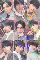 Clear photo card with & TEAM hologram (9-piece set) "CD First Howling : ME" & TEAM Weverse Shop JAPAN 9 configuration set Purchase benefits