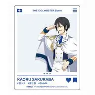 Kaoru Sakuraba (half) "idol Master Series × JR Tokai TR @ VEL MEDLEY! ~ Producing your trip Trout ♪～(Tabi Trout) Vol. 1 with sideM acrylic card"