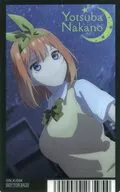 Nakano Yotsuba (night view) Clear Bookmark "Eiga The Quintessential Quintuplets ×Gratte animatecafe / Gekijo Memorial Fair, Itsuko-chan's Wedding Story in Animate" Target item Purchase benefits