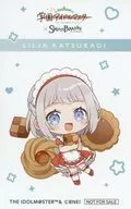 Riya Katsuragi original illustration card "Gakuen idol Master ×SWEETS PARADISE 2nd edition" goods Purchase benefits