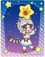 Crab-eating raccoon "Kemono Friends Acrylic Card 01. Constellations ver. (POP Art illustration)"