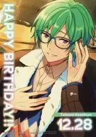 Tatsumi Kazahaya Birthday Bromide "Ensemble Stars! ENSEMBLE HOLIDAY! ×animatecafe" Target merchandise Purchase benefits