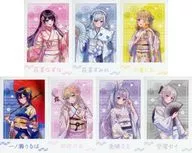 7 kinds set "Virtual YouTuber Buispo! Year End Countdown 2024 Random Cheki Style Card Vol. 1"