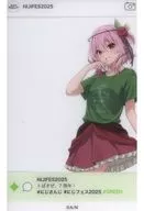ロゼミ Love Rock "Virtual YouTuber Ni Jisanji Ni Jisanji Festival 2025 SNS Style Random Clear Card C Group"