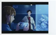 猪股大喜＆鹿野千夏(照れる) 「サンシャイン水族館×アオのハコ aquarium story ポラショットコレクション 場面写ver.」