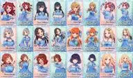12-Type Set "Sunshine Aquarium x Gakuen idol Master Trading Cheki Style Card 2 Sheets"