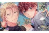 Sky and illustration (leaf) "Drama CD Fill-in Color Trading Hologram Card"