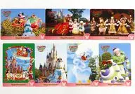 Tokyo Disney Resort Collection Card Tokyo Disneyland Christmas Fantasy 2007 version (7-pack set) "Disney" Tokyo Disneyland Limited