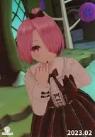 Kyoka Enami (com o dedo mindinho) Fotografia ao vivo aleatória (2023.02) "Virtual YouTuber Palette Project"